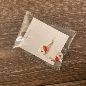 Santa clause earrings